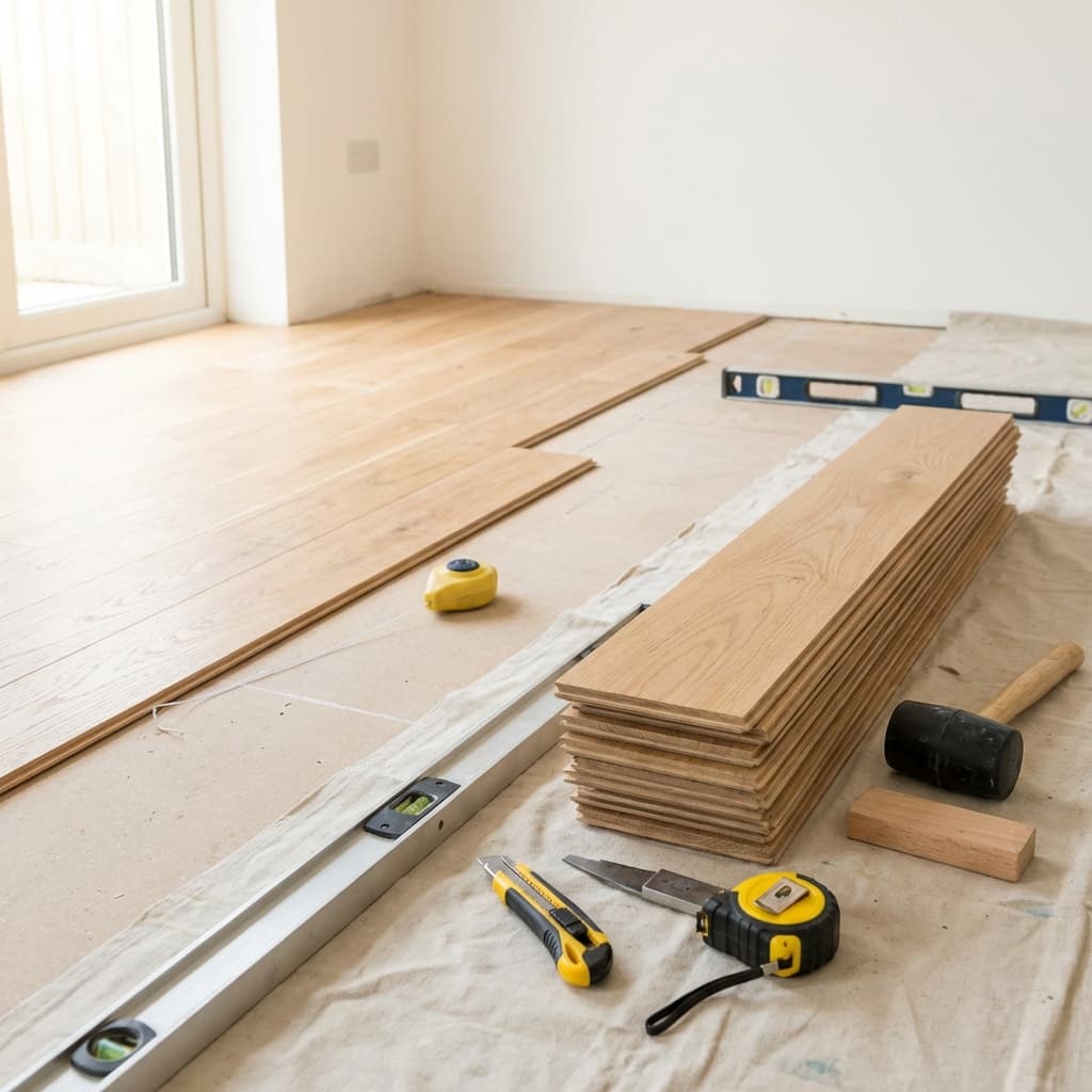 Installation de plancher